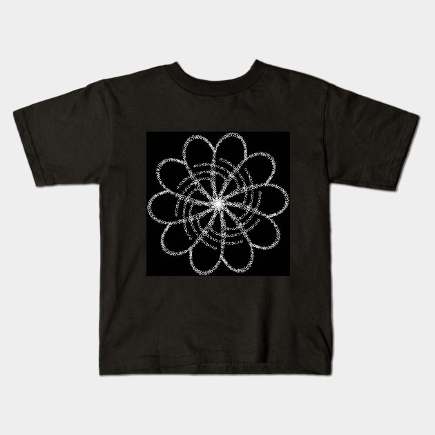 Spiral 1 Kids T-Shirt by Electric Mermaid